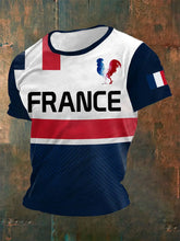 T-shirt imprimé France Le Coq Gaulois Homme